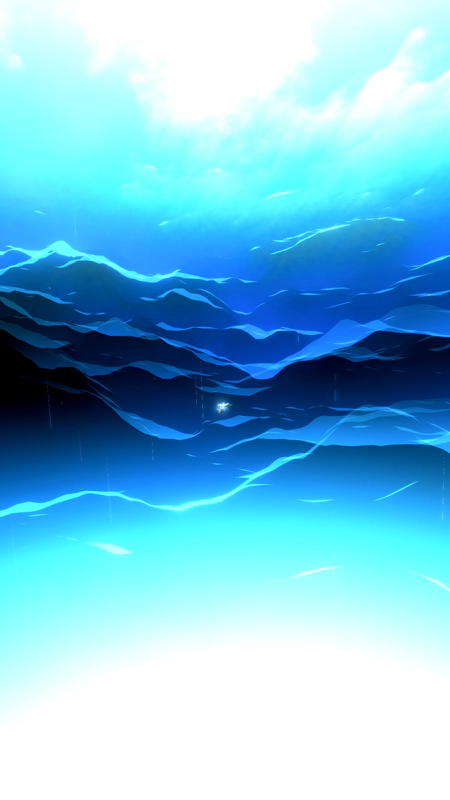 An astronaut, hanging horinzontal in darkness between waves of pulsating supernova. They are microseconds from death, but the blue light is glorious.